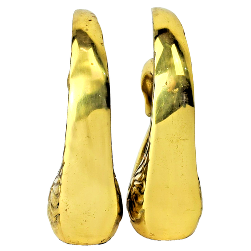 Art Deco Brass Swan Bookends Pair | Vintage Hollywood Regency MCM Figurines - Picture 5 of 9