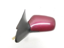 1997 Kia Sephia Left Driver Side View Mirror Red Oem