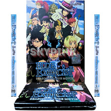 Blue Exorcist Season 1-3 + The Movie Anime DVD English Dub & Subtitle All Region