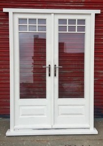 Hardwood Timber French Doors With Astragal Glazing Bars Bespoke