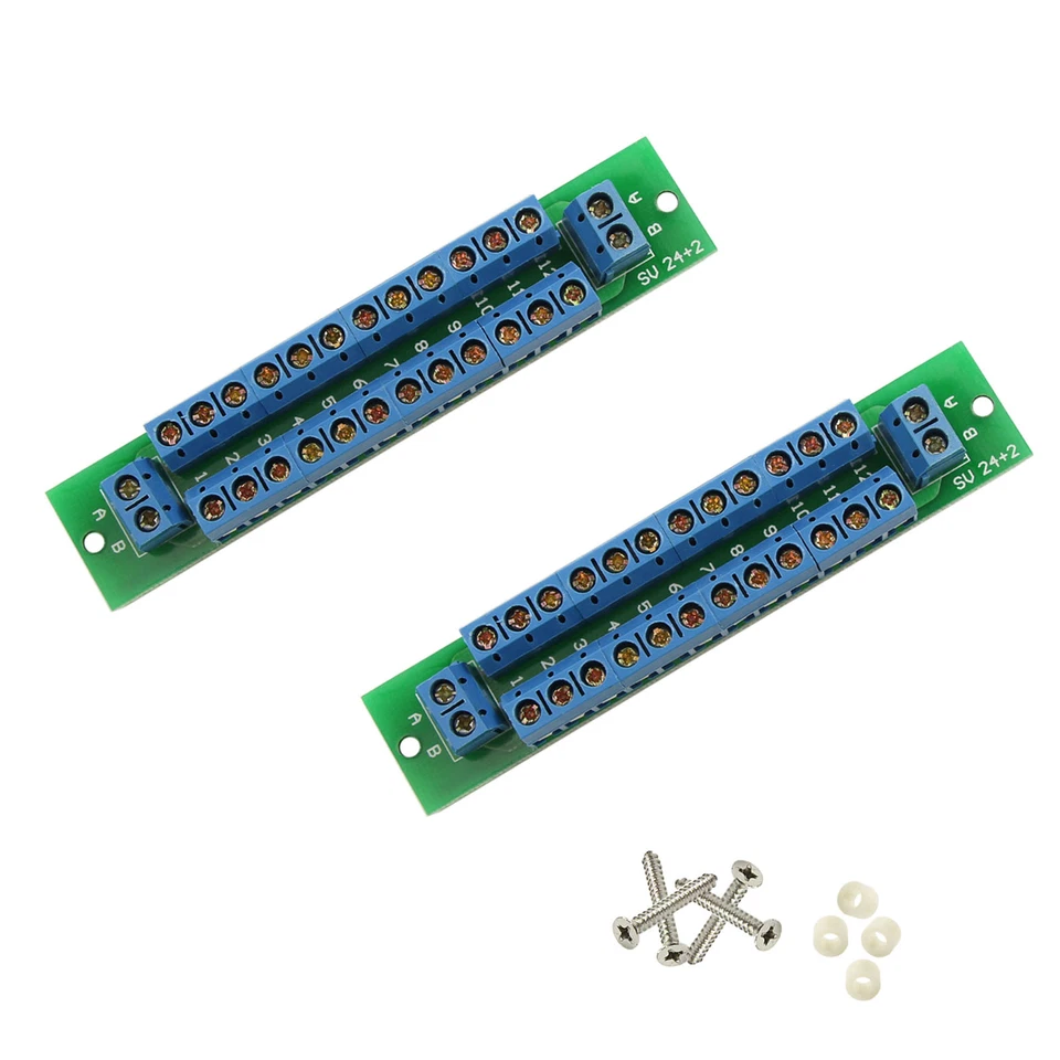 2 Units Power Distribution Board 2 Inputs 13 pairs Outputs for DC AC Voltage - Image 1 of 4