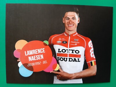CYCLING cycling card LAURENCE NAESEN team LOTTO SOUDAL 2018