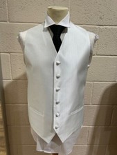 Biała kamizelka w paski - Kamizelka w paski - Biała kamizelka