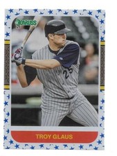 2021 Donruss Independence Day #242 Troy Glaus RETRO short print variation