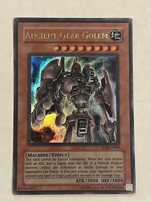 Yugioh Ancient Gear Golem TLM-EN006 Ultra Rare LP/P