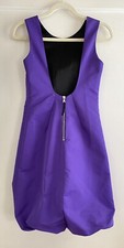 Dolce & Gabbana D&G Purple Bubble Hem Sleeveless Dress Size 38 XS S 2 4
