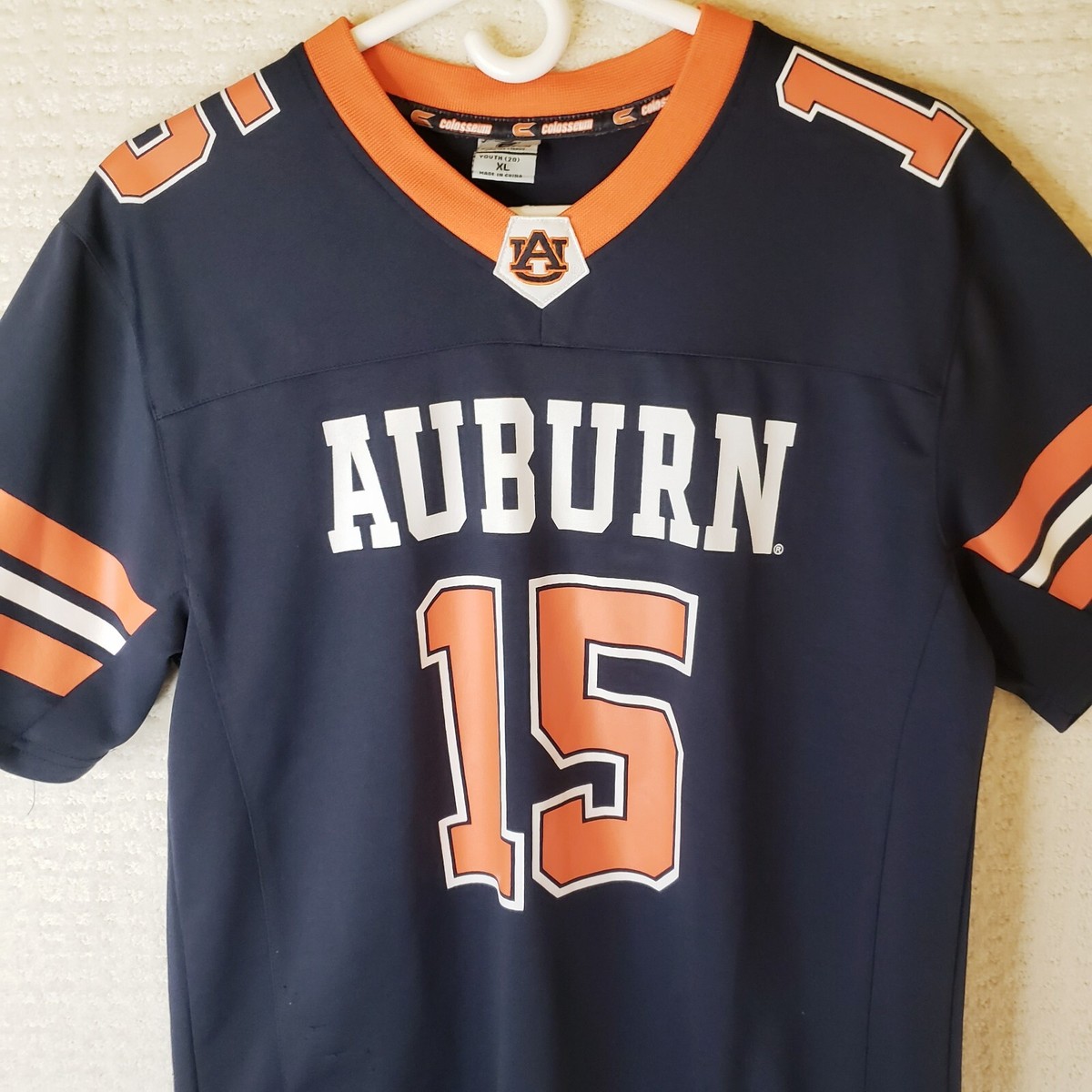 Colosseum Auburn Tigers #15 Youth XL (20) Blue Orange Home