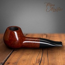 Mr. Brog HAND MADE WOODEN TOBACCO SMOKING PIPE  134  Pilar   Tik Briar + BOX