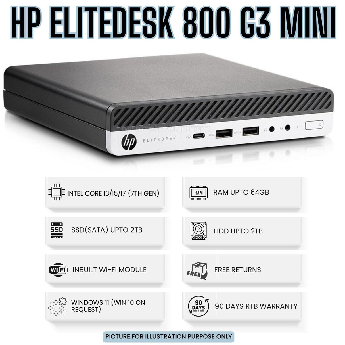 elitedesk 800 G3 DM Windows11 - ミニPC - ミニPC elitedesk 800 G3 DM Windows11 - ミニPC - ミニPC