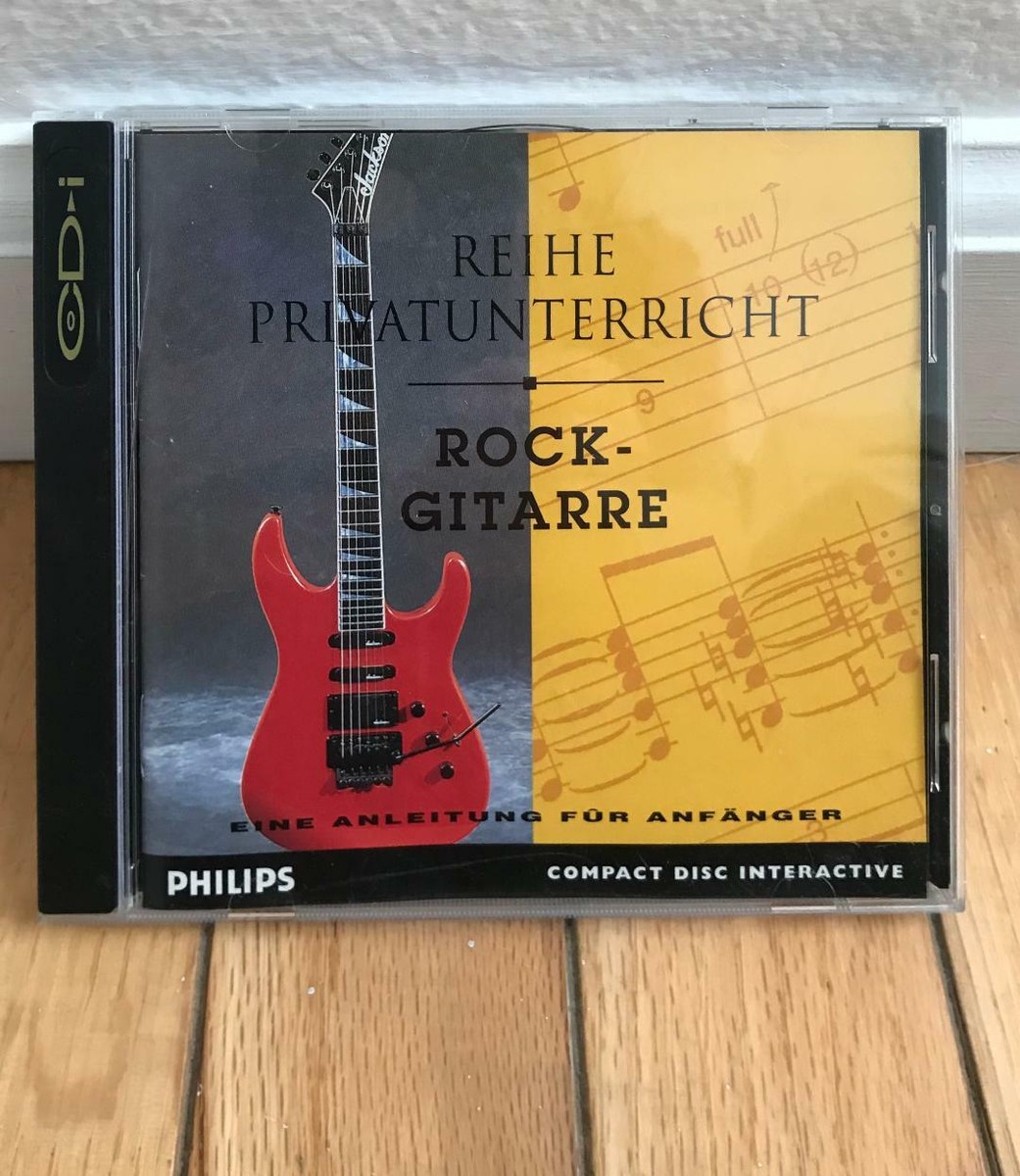 Philips CD-i Vintage - Jeu Méthode De Guitare Rock - 1992 PAL