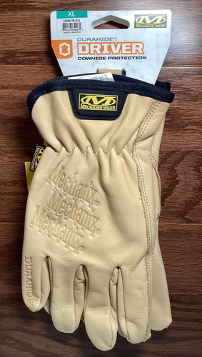 Mechanix Wear Durahide Leder Fahrerhandschuh wasserabweisend Größe X-LARGE NEU
