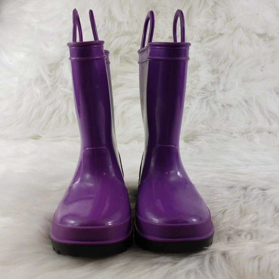 Botas de Lluvia JOE BOXER Púrpura Niñas Pequeñas Talla US 7 Foto 3 de 4