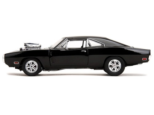 DOM'S DODGE CHARGER R/T BLACK "FAST & FURIOUS" 1/24 DIECAST MODEL BY JADA 33721 - Picture 7 of 11