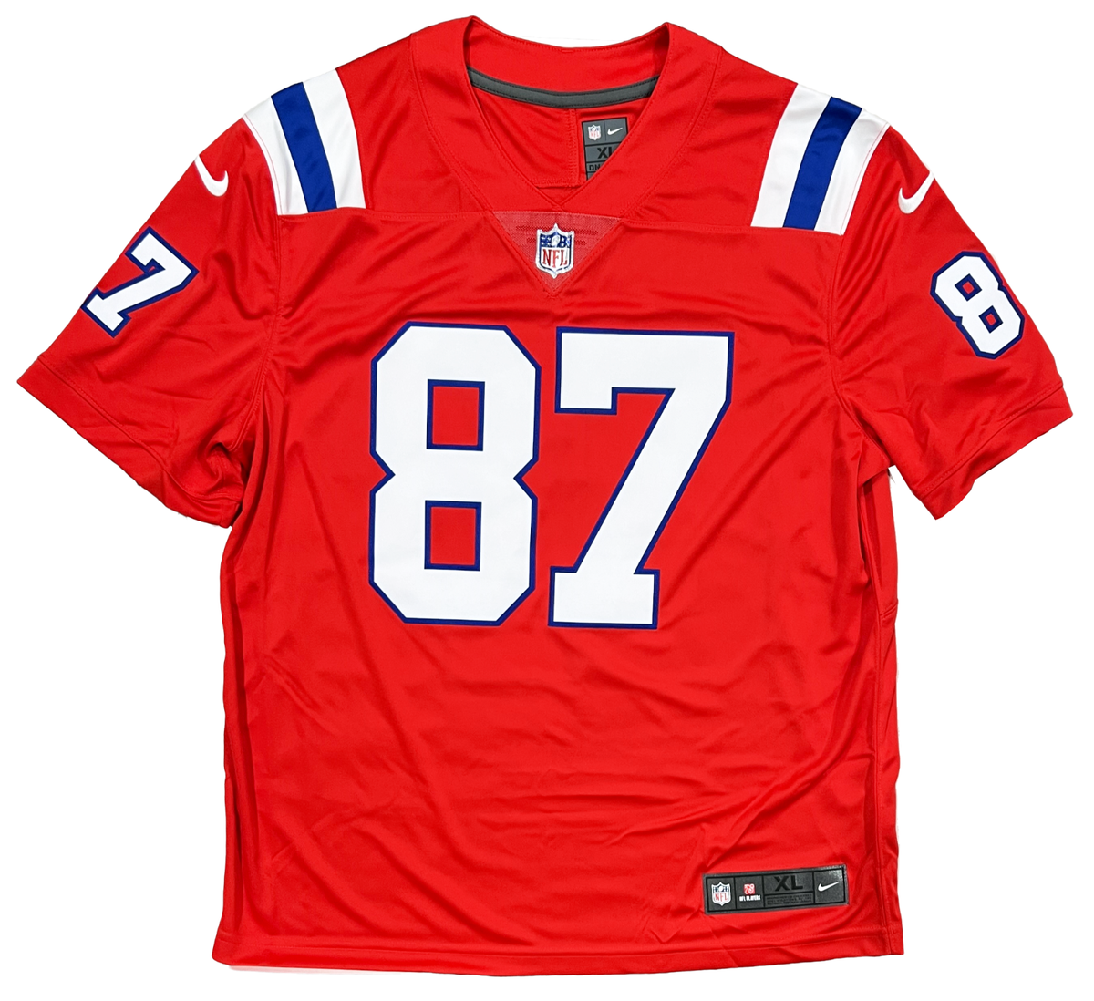 NFL Patriots R.Gronkowski グロンコウスキー ジャージ NFL Patriots R.Gronkowski グロンコウスキー ジャージ - メルカリ