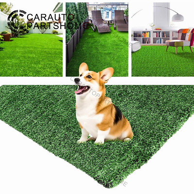 #ad 16x6.6 ft Artificial Grass Mat Synthetic Landscape Fake Lawn Pet Dog Turf Garden $55.52