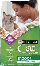 Purina Cat Chow Indoor Healthy Weight and Hairball Dry Cat Food with Chicken - 