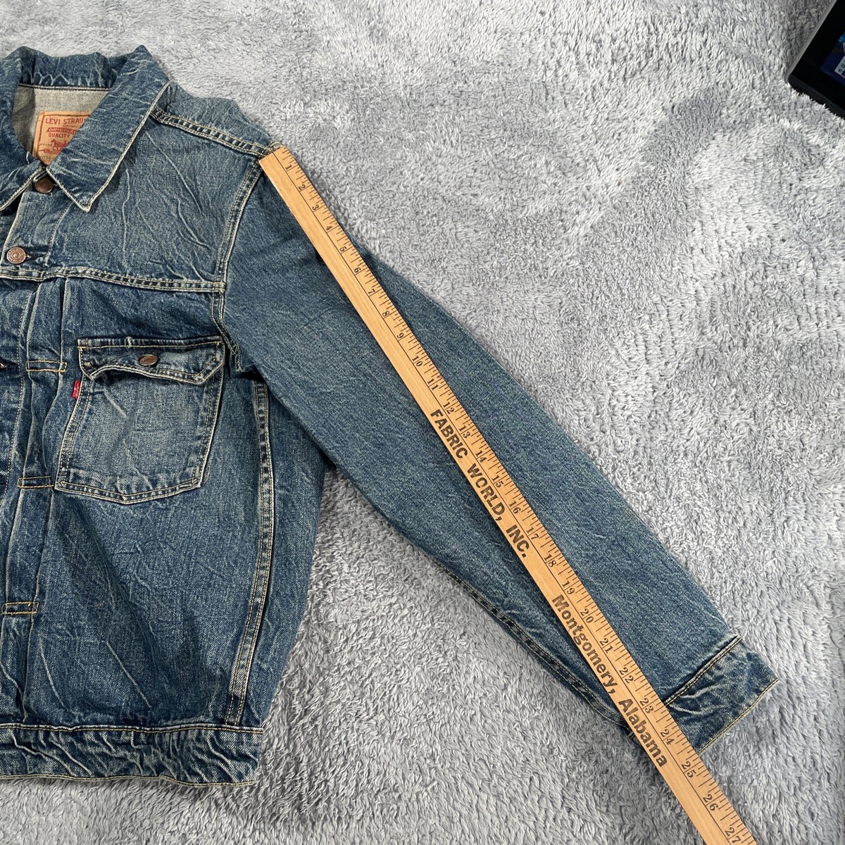 Levi’s vintage tailorjacket USA remake Levis pc9-72334-0130 denim jacket - Gem