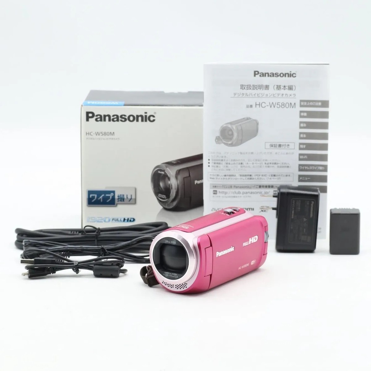 【美品】Panasonic パナソニック HC-W580M FULLHD 概要 デジタルハイビジョンビデオカメラ HC-W580M | デジタル
