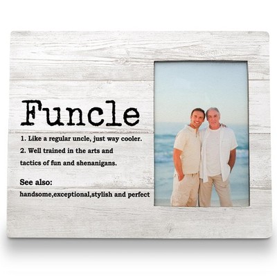 8x10 Inch Uncle Picture Frame Funcle Definition Gift Niece Nephew Tabletop