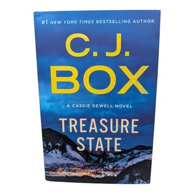Treasure State by C. J. Box (2022, Hardcover) SIGNED/Autographed 1st Edition 