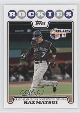 2008 Topps Postseason Highlights Kazuo Matsui #25 0w8