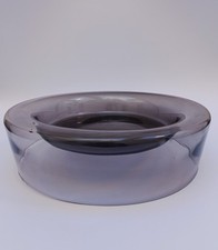 ♥ NASON MORETTI MURANO GRANDE CENTROTAVOLA PIATTO VASSOIO COPPA 32 CM IN VETRO