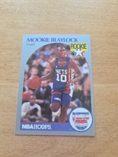1990 NBA Hoops Mookie Blaylock Rookie Card RC #193 - New Jersey Nets