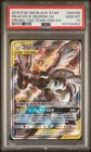 2019 POKEMON SM BLACK STAR PROMO #SM168 FULL ART/PIKACHU & ZEKROM GX PSA 10