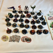 Heroclix - Lot of 30 Marvel Figures from Various Sets All Early 2000s - No Cards