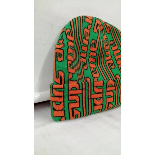 BONNET LOGO VERTICAL SUPRÊME 23AW vert
