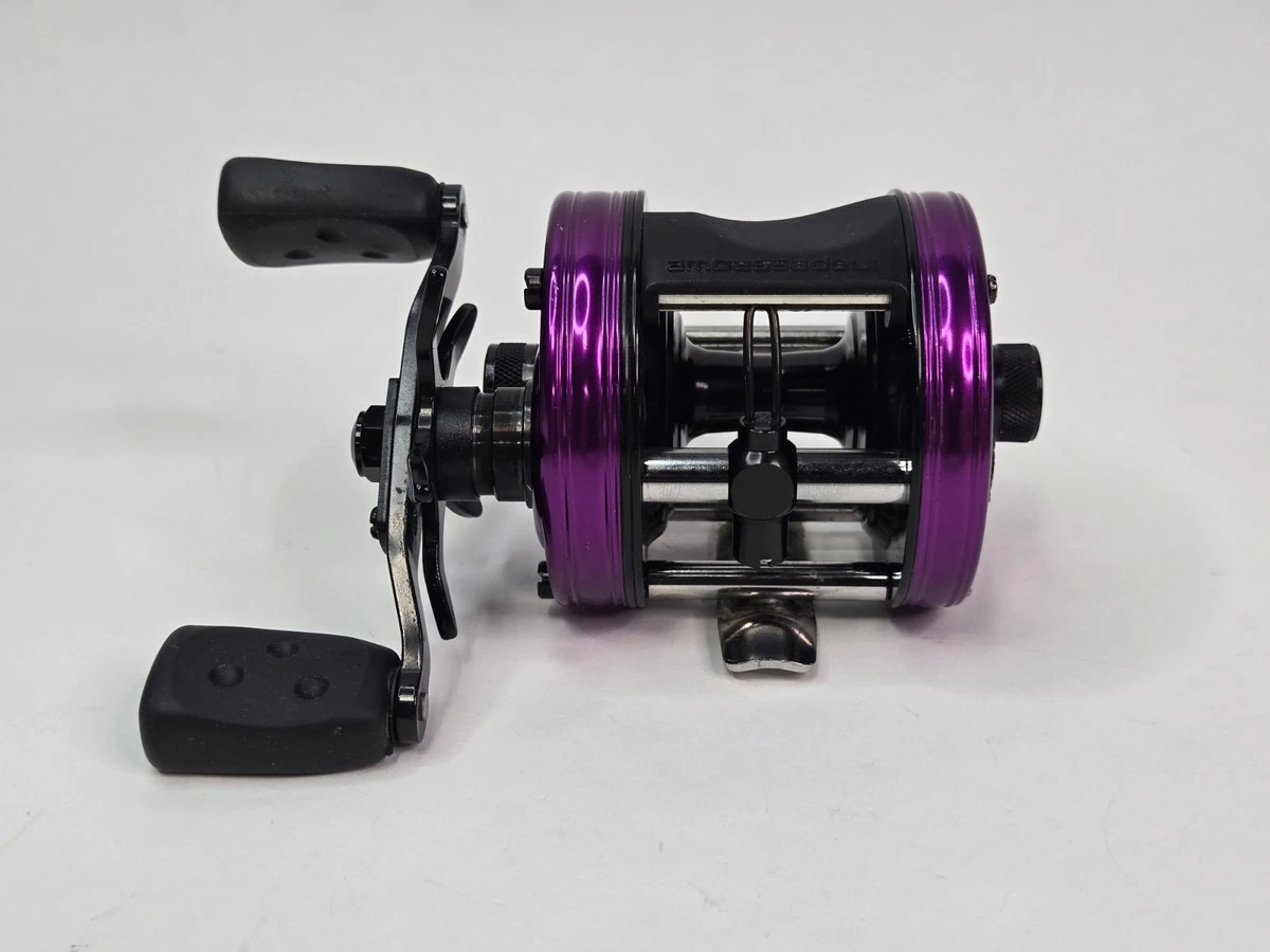 abu garcia ambassadeur custom catfish purple reel C3 Special Round making it suitable for larger catfish species This is a mint condition