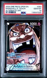 Marshall D. Teach OP09-081 Alternate Art Leader Emperors in the New World