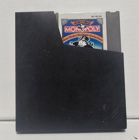 Monopoly (Nintendo NES, 1991) &mdash; Authentic Cartridge + Sleeve
