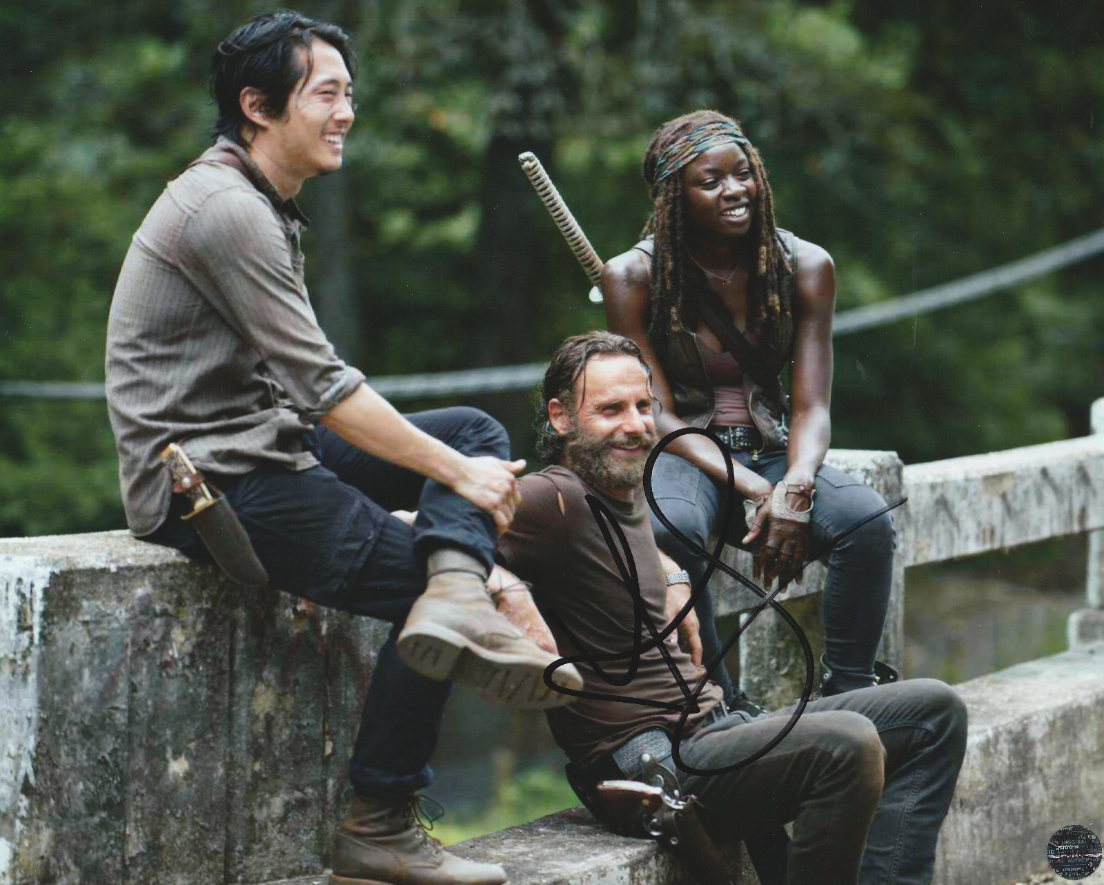 Andrew Lincoln Signed Autographed The Walking Dead 8x10 Photo with COA/Hologram