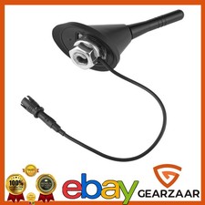 Auto KFZ Kurz Stab Dach Antenne + Raku 2 Sockel für Audi, BMW Schwarz 5,8cm