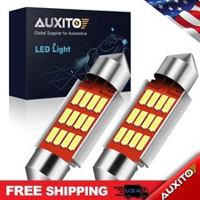 2x Canbus AUXITO 36MM 272 Festoon 239 12SMD C5W Number LED Light Plate B