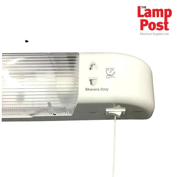 Luz de afeitadora de baño Greenbrook STA4NL con enchufe de afeitadora de doble voltaje