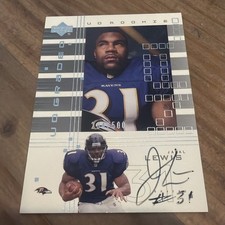 2000 UD Graded -#141 Jamal Lewis AUTO (RC) /500 Fade Auto