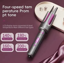 Automatic Hair Curler with 4 Temperature Settings and 3 Timer Modes 3 Colors 