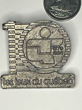 Pin’s Vintage Jeux du Quebec PinBack Lapel Pin Épinglette Souvenir 1970-1980