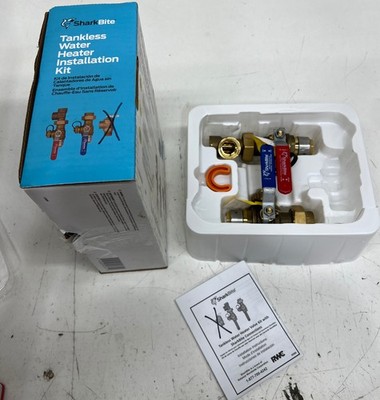 Shark Bite 3/4 in. Tankless Water Heater Valves Installation *READ* 25374