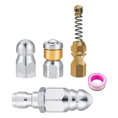 #ad Efficient Drain Cleaning Nozzle Kit with 14 Inch Quick Connect Nozzle Head $20.93