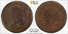 1793 LIBERTY CAP HALF CENT PCGS P01 LOWBALL STRAIGHT GRADED TYPE