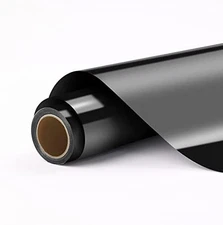 Black Permanent Adhesive Vinyl Roll for Craft Cutting