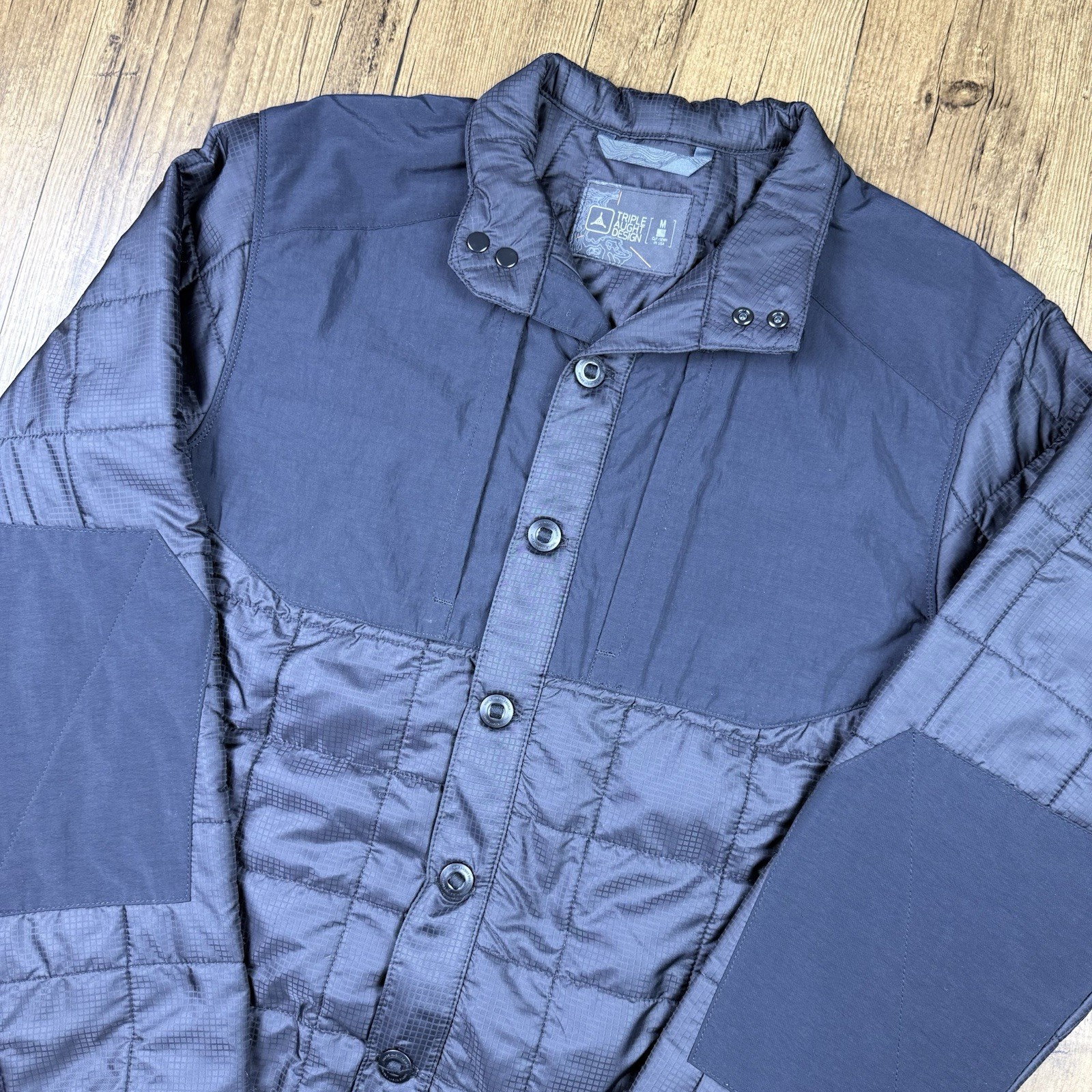 Triple Aught Design Syntax Jacket Mens M Black Quilted Insulated Made In USA TAD