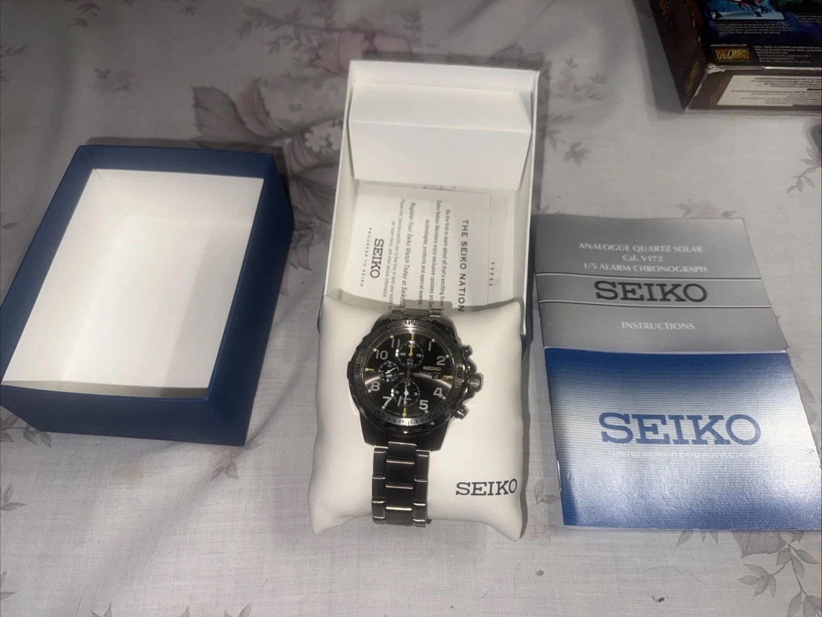 25+ Seiko Solar Chronograph Watches for sale | Updated Oct 2026