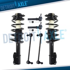 Front Struts w/Coil Springs Sway Bars Tie Rod...
