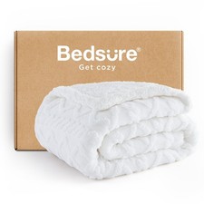 Soft Sherpa Fleece Throw Blanket Fluffy Warm Tufted Cozy Couch Winter 50"x60"