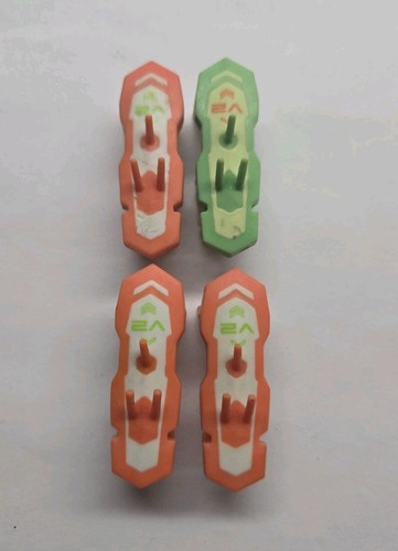 Hexbug Nano V2 Lot (4) Vertical Climbing Spiked Robot Bugs Orange and Green
