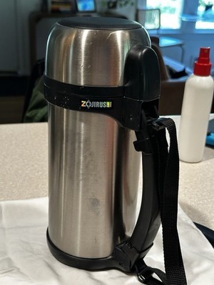 Zojirushi 1.3L Stainless Steel Vacuum Food Jar Thermos w Strap